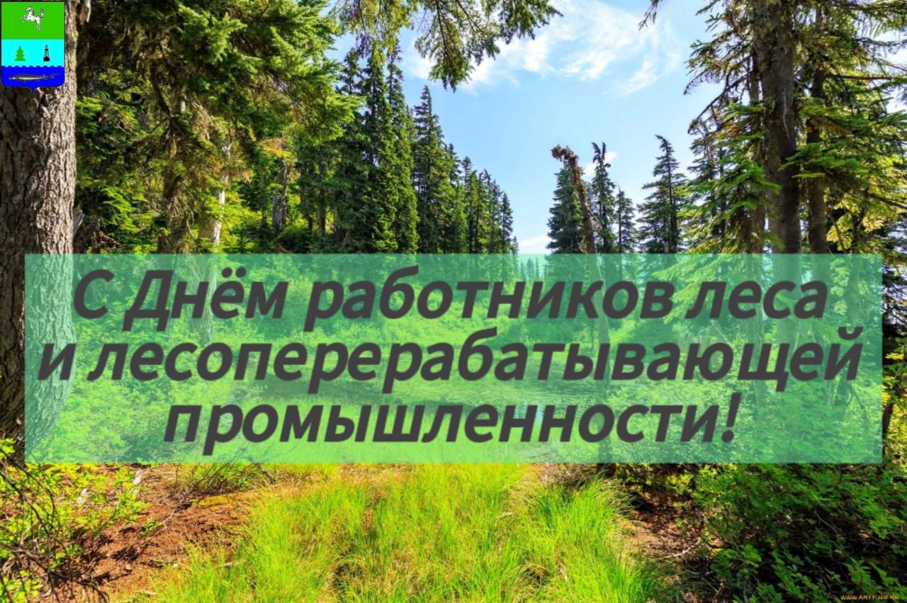 Поздравление главы района Елены Рязановой и председателя Думы Михаила Гордиевского с Днём работников леса и лесоперерабатывающей промышленности!.